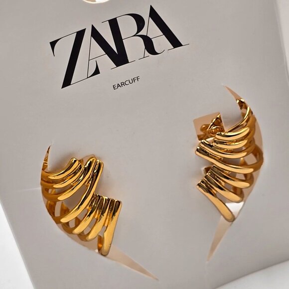 Zara Jewelry - Zara - Gold Ear Cuff Earrings - NWT